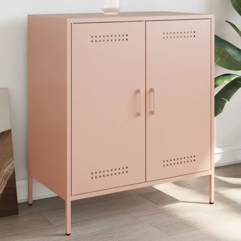 Industriële dressoir met stevig staal voor woon en slaapkamer - Roze / 1 - Dressoirs & buffetkasten
