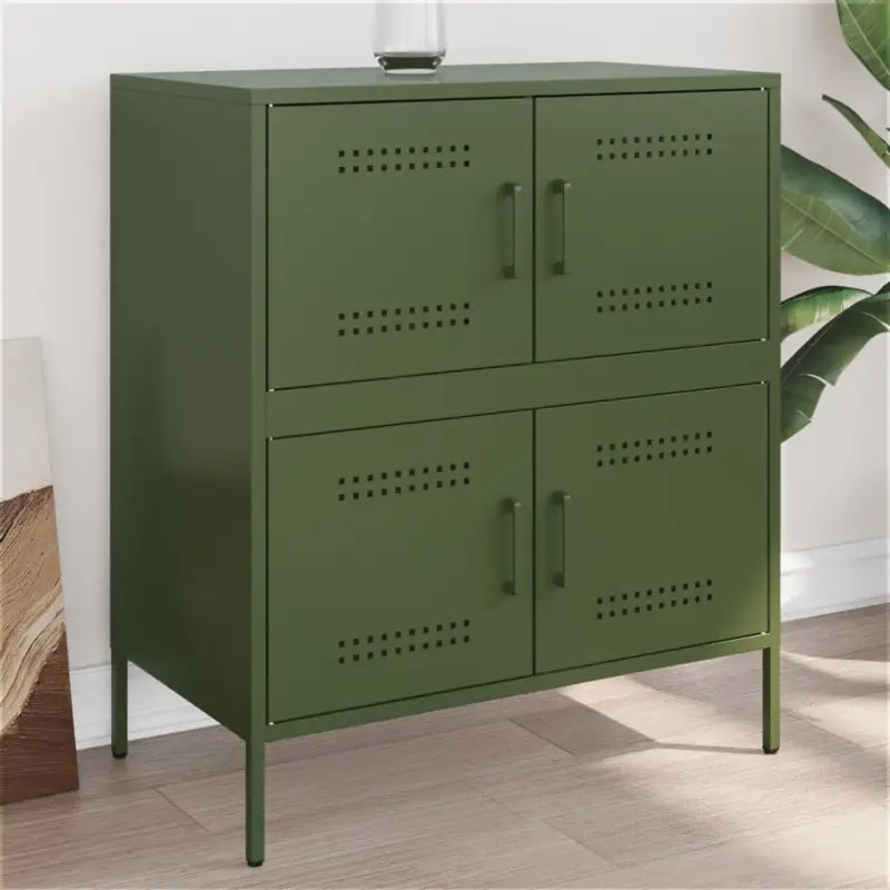 Industriële Dressoir van Robuust Staal voor Woon- of Slaapkamer - Groen / 1 - Dressoirs & buffetkasten