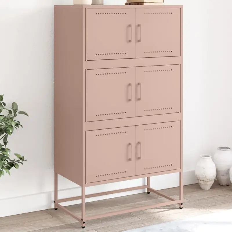 Industriële Dressoir van Staal voor Woon- of Slaapkamer - Roze / 1 - Dressoirs & buffetkasten