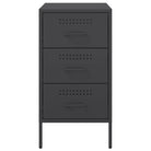 Industriële nachtkastje met koudgewalst staal en verstelbare schroefpoten - Nachtkastjes