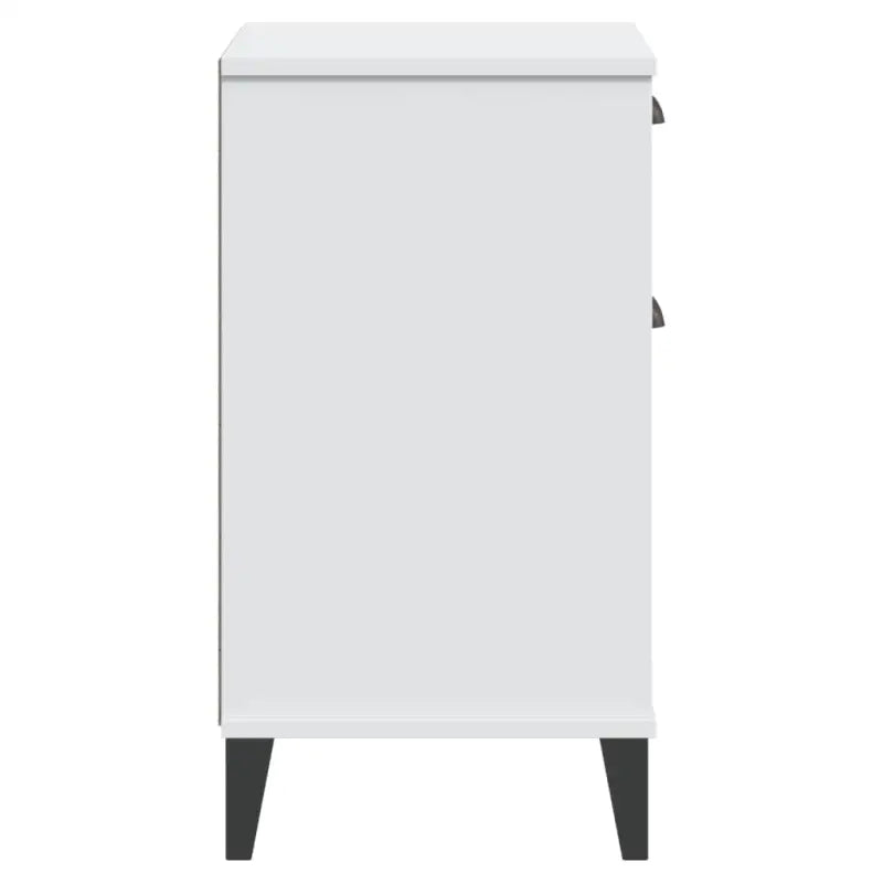 Industriële nachtkastjes van bewerkt hout voor een trendy interieur - Nachtkastjes