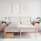 Industriële nachtkastjes van koudgewalst staal met verstelbare schroefpoten - Roze / 2 - Nachtkastjes