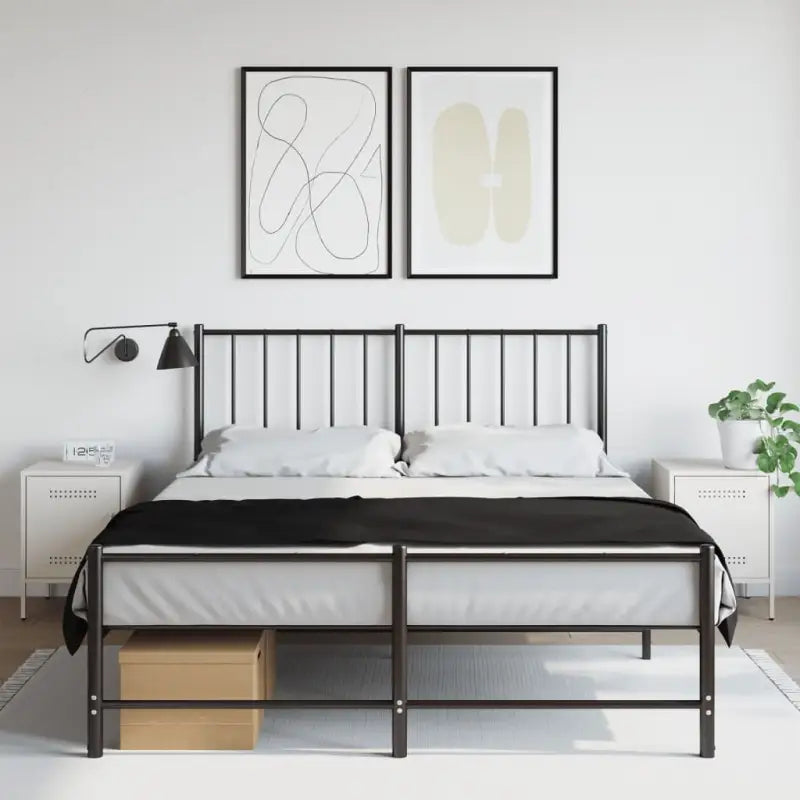 Industriële nachtkastjes van stevig staal voor eenvoudig schoon en duurzaam gebruik - Wit / 2 - Nachtkastjes