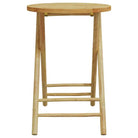 Inklapbare bamboe tuintafel voor terrasgebruik - Tuintafels