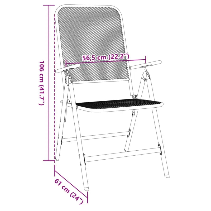 Inklapbare tuinstoelen voor comfortabele buitenbijeenkomsten - Tuinstoelen