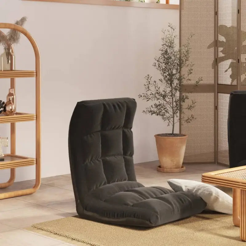 Inklapbare vloerstoel voor comfortabel ontspannen en spelen - Zwart / 1 - Vloerstoelen