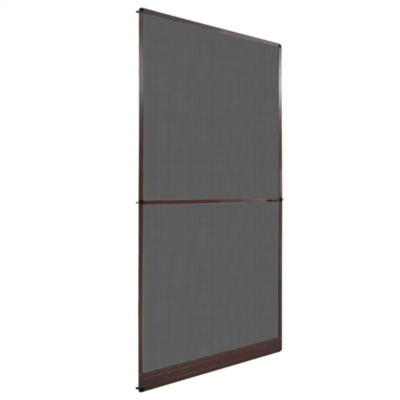 Insectenscherm voor deuren met aluminium frame en montageaccessoires - Bruin / 120 x 240 cm / 1 - Voordeuren