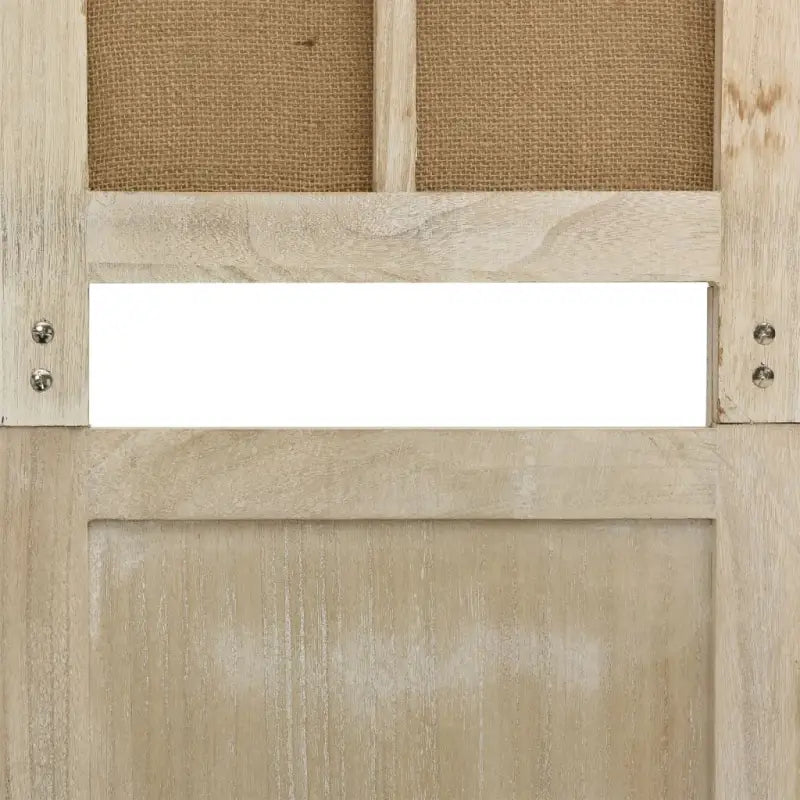 Kamerscherm in vintage-stijl van massief paulowniahout - Kamerschermen