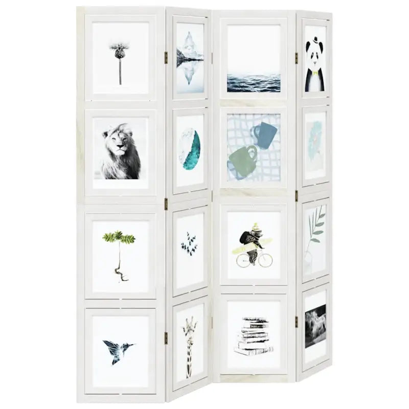 Kamerscherm van massief paulowniahout voor gebruik binnenshuis - Kamerschermen