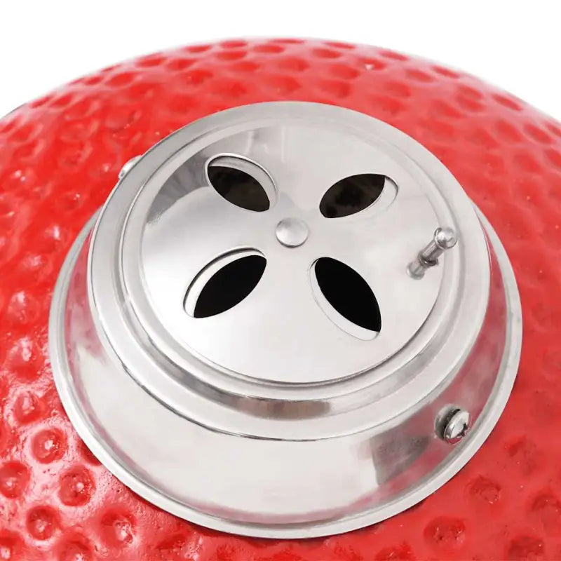 Keramische Kamado Grill met ingebouwde thermometer en mooie buitenafwerking - Barbecues