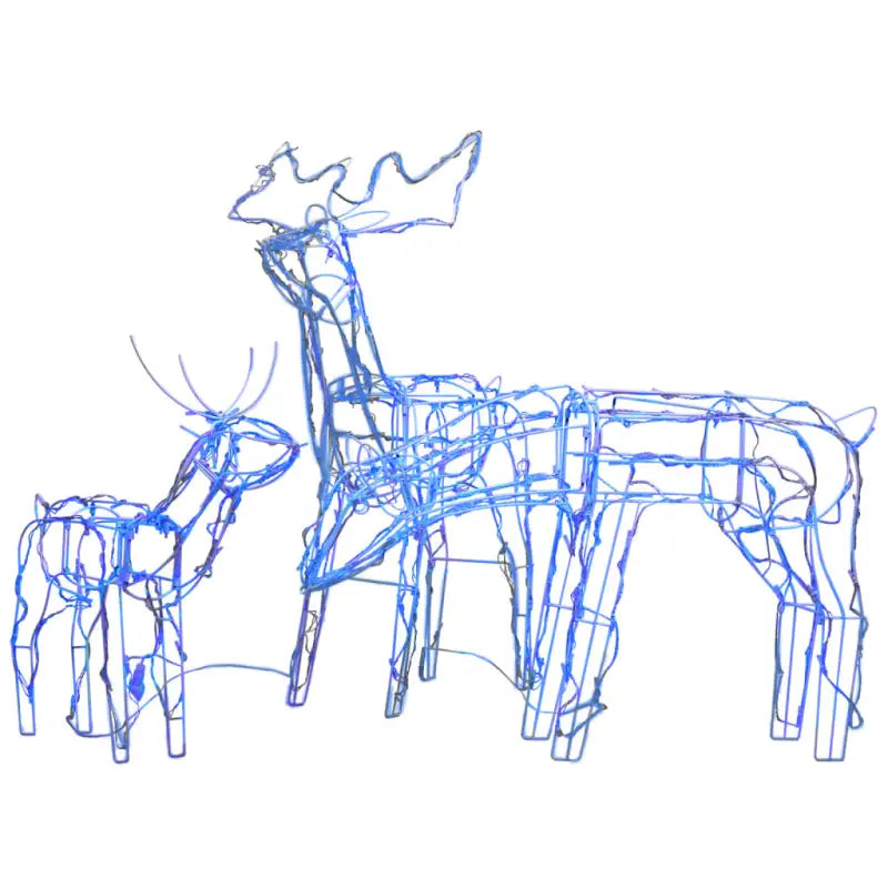 Kerstverlichting met drie rendieren en LED’s voor buitendecoratie - Kerstverlichting