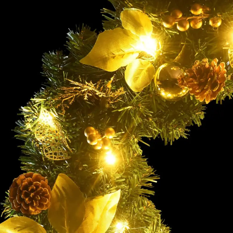 Kerstverlichting met gouden slinger voor binnen en buiten - Kerstverlichting