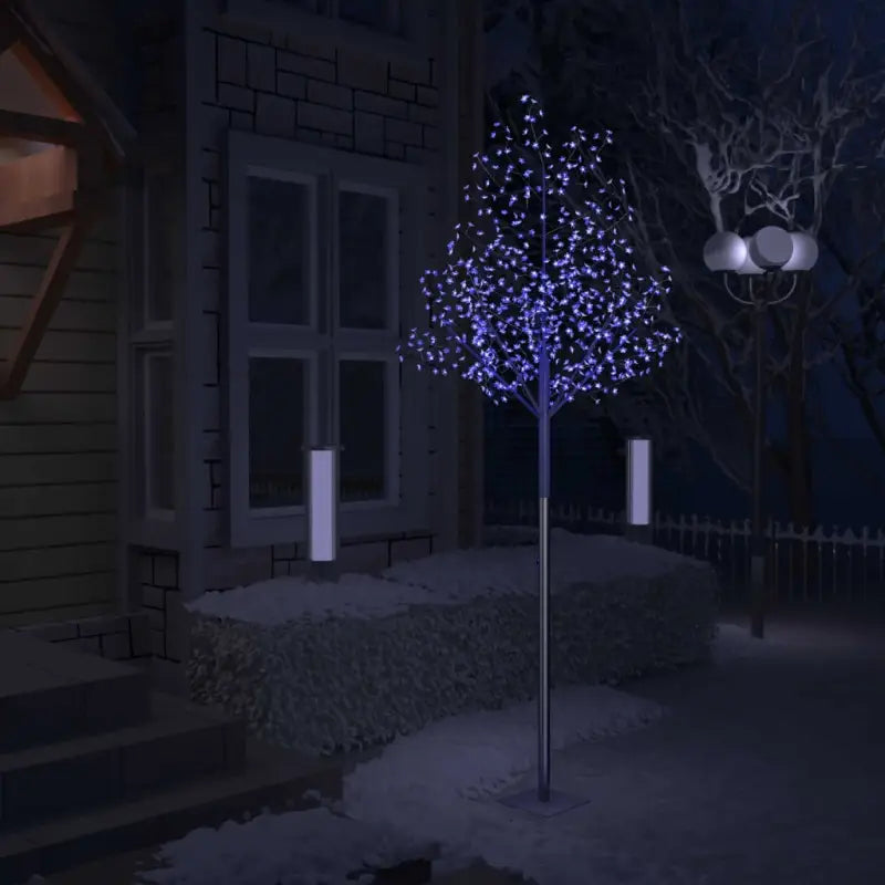 Kerstverlichting met kunstkerstboom en koudwit licht voor binnen - Blauw / 300 cm / 1 - Kerstverlichting