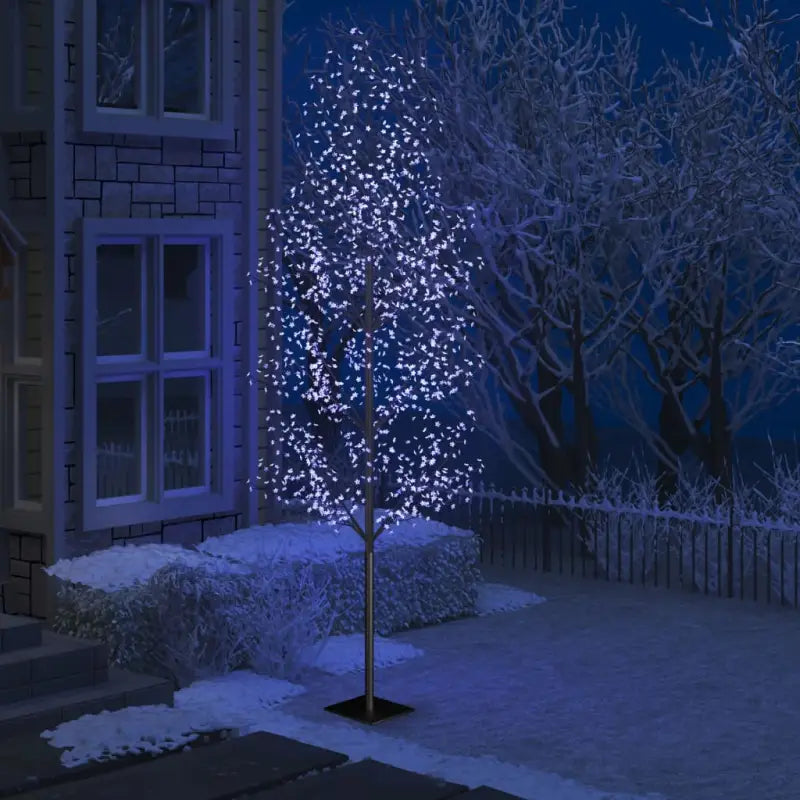 Kerstverlichting met kunstkerstboom en koudwit licht voor binnen - Blauw / 400 cm / 1 - Kerstverlichting