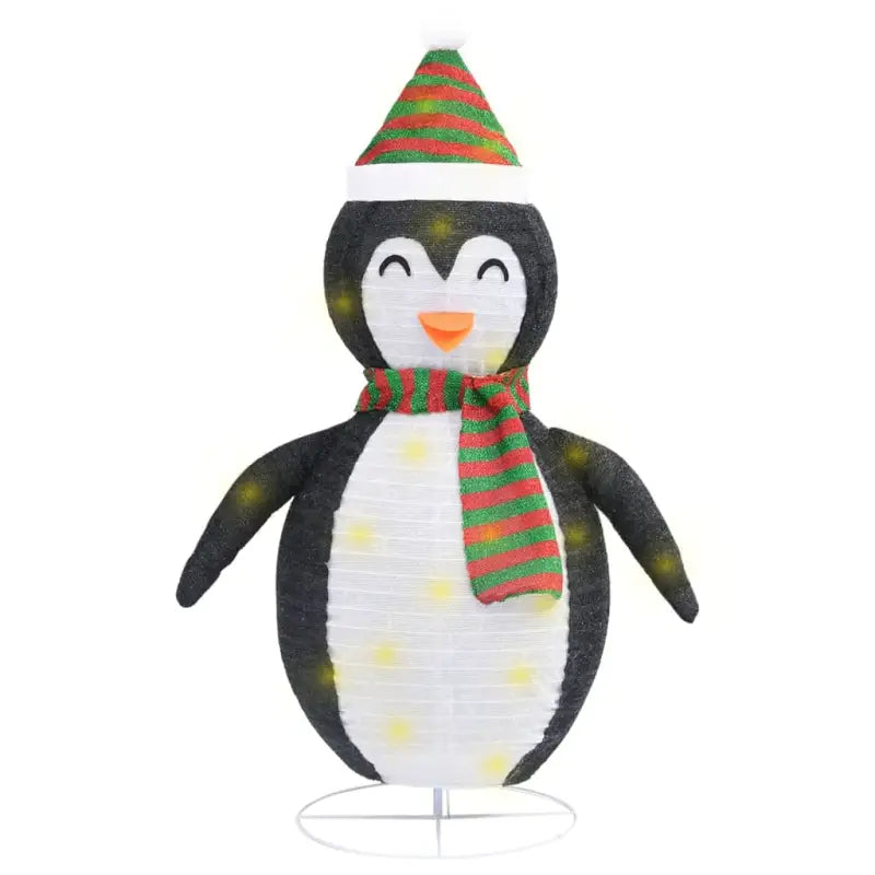 Kerstverlichting Pinguïn met Dikke Stof en Lange Verlengkabel - 120 cm / 1 - Kerstverlichting
