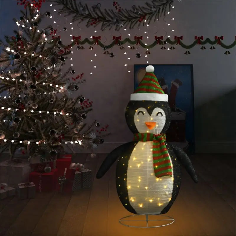 Kerstverlichting Pinguïn met Dikke Stof en Lange Verlengkabel - 120 cm / 1 - Kerstverlichting