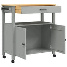 Keukentrolley van massief grenenhout met vintage uitstraling - Keukentrolleys