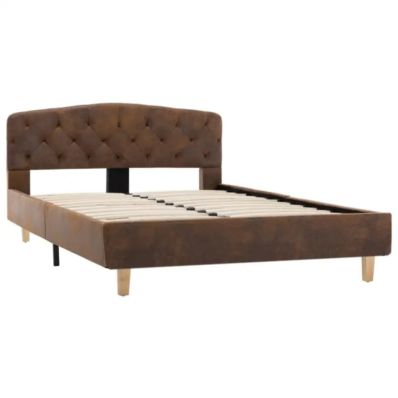 Klassiek bedframe met gepoedercoat stalen poten en elegante charme - Bedden & bedframes