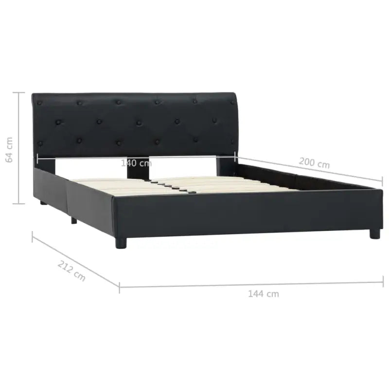 Klassiek bedframe met gepoedercoat stalen poten voor elegante slaapkamers - Bedden & bedframes