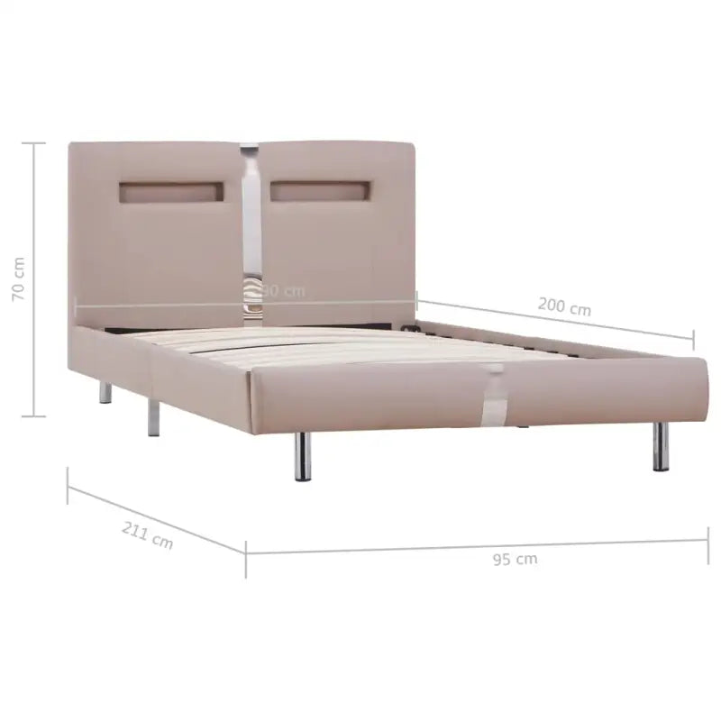 Klassiek bedframe met kleurveranderende LED-verlichting - Bedden & bedframes