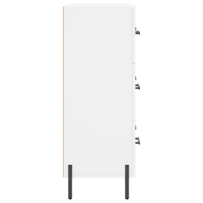 Klassiek dressoir met bewerkt hout en metalen pootjes voor een tijdloze uitstraling - Dressoirs & buffetkasten