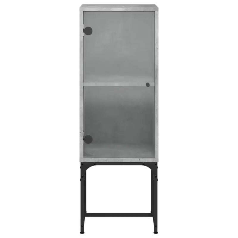 Klassiek dressoir met glazen deur en duurzame bewerkte houtafwerking - Dressoirs & buffetkasten