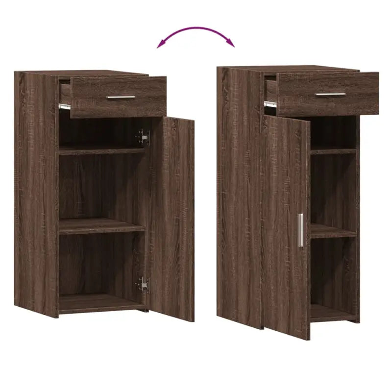 Klassiek Dressoir van Behandeld Bewerkt Hout voor een Elegante Woonstijl - Dressoirs & buffetkasten