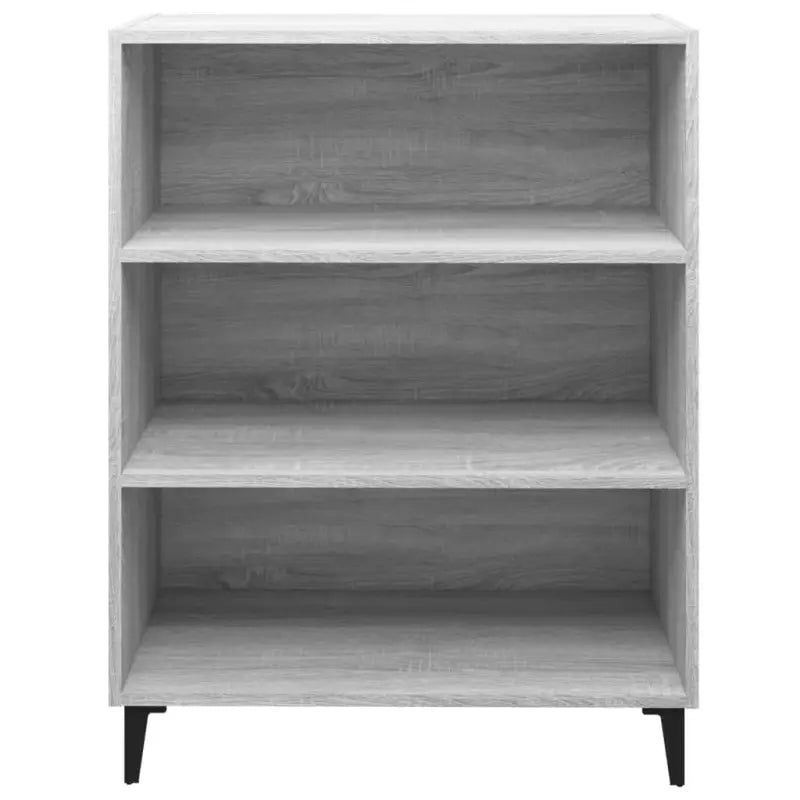 Klassiek dressoir van bewerkt hout in grijs sonoma uitvoering - Dressoirs & buffetkasten