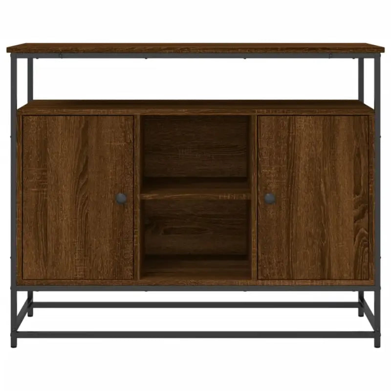 Klassiek dressoir van bewerkt hout met stevig blad en verstelbare poten - Dressoirs & buffetkasten