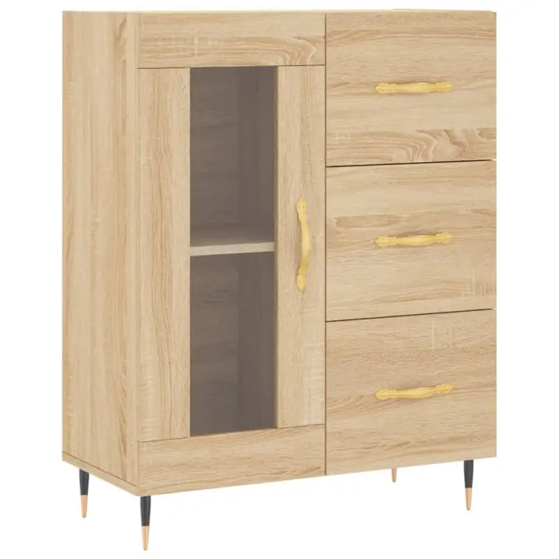 Klassiek dressoir van bewerkt hout met tijdloze uitstraling - Dressoirs & buffetkasten