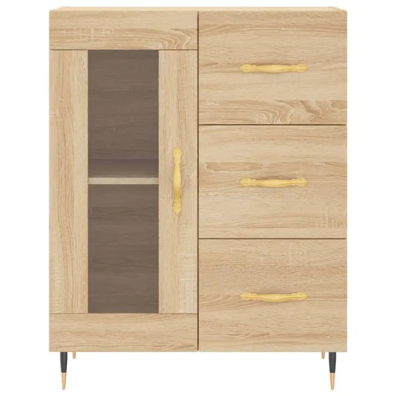 Klassiek dressoir van bewerkt hout met tijdloze uitstraling - Dressoirs & buffetkasten
