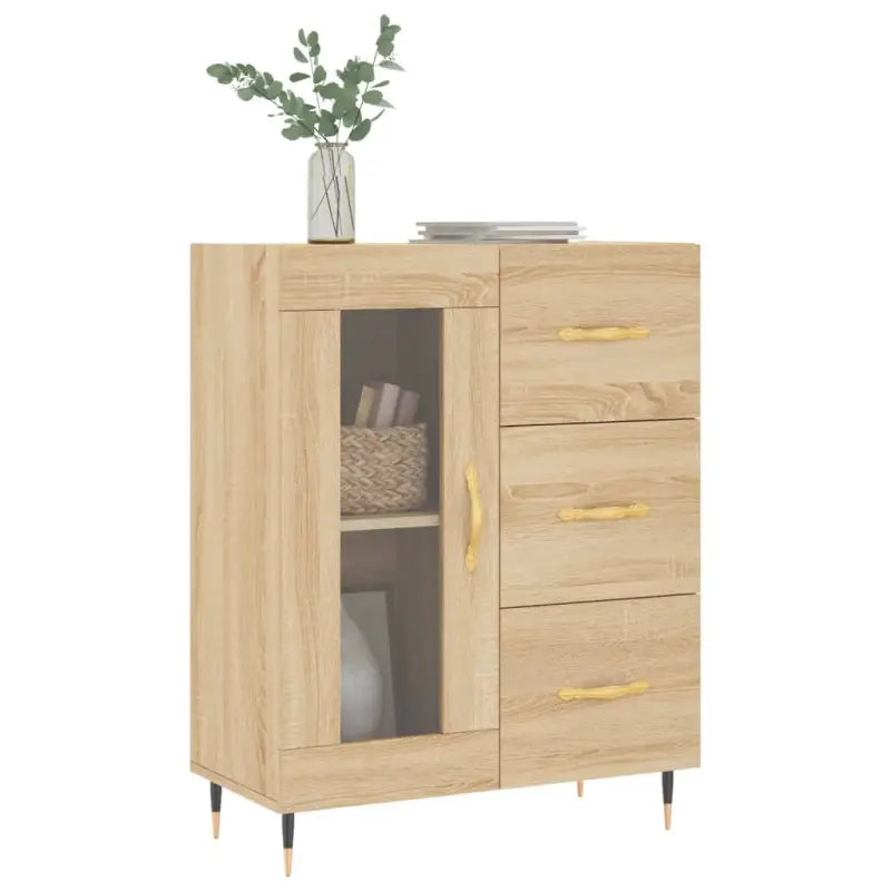Klassiek dressoir van bewerkt hout met tijdloze uitstraling - Dressoirs & buffetkasten