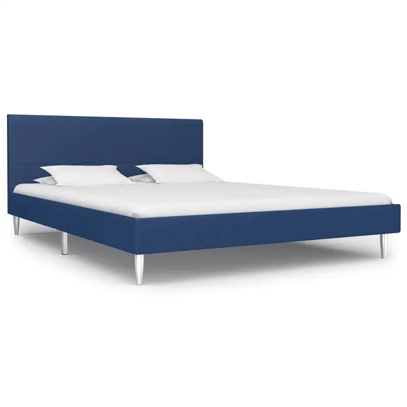 Klassiek en elegant bedframe voor een charmante slaapkamer sfeer - Blauw / 150 x 200 cm - Bedden & bedframes