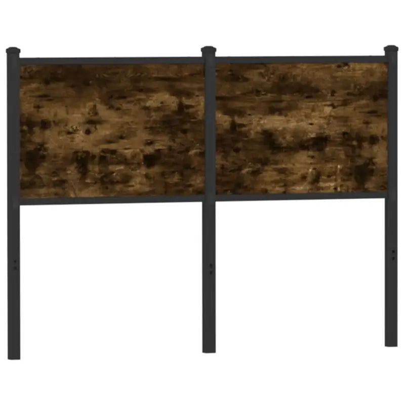 Klassiek hoofdbord van bewerkt hout voor een stijlvolle slaapkamer - Gerookt eiken / 120 cm / 1 - Hoofdborden