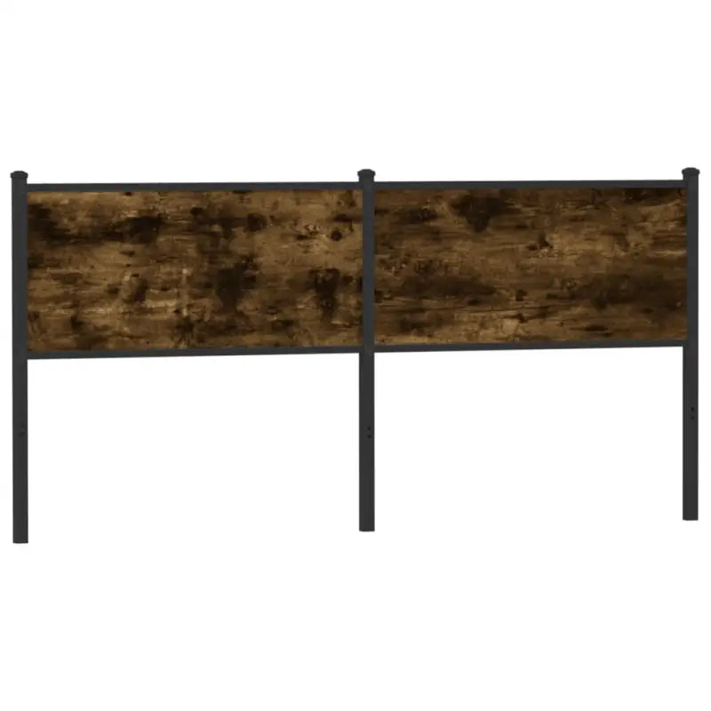 Klassiek hoofdbord van bewerkt hout voor een stijlvolle slaapkamer - Gerookt eiken / 160 cm / 1 - Hoofdborden