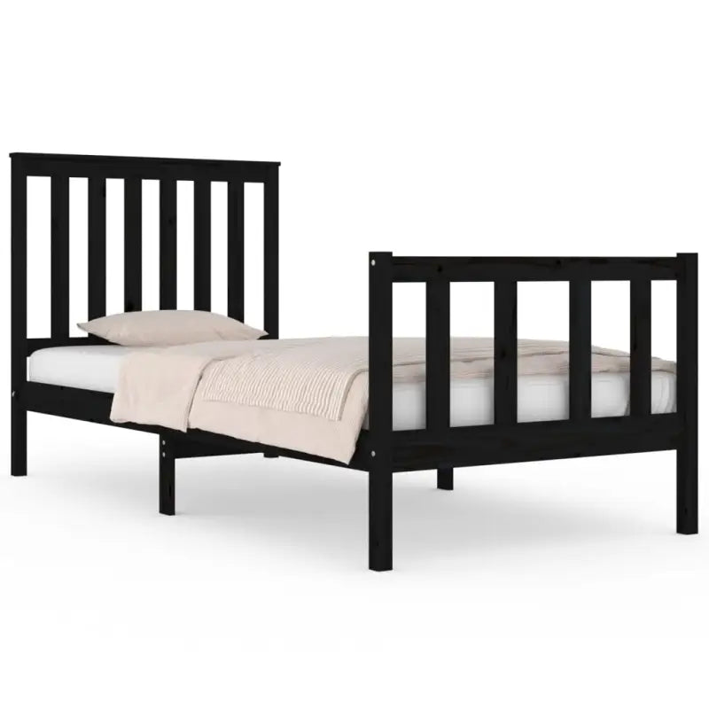 Klassiek houten bedframe van massief grenenhout met levering bevat - Bedden & bedframes