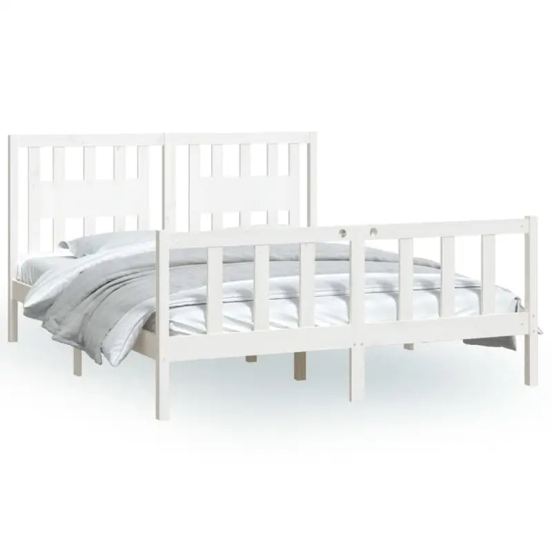 Klassiek houten bedframe van massief grenenhout voor rust en comfort - Bedden & bedframes