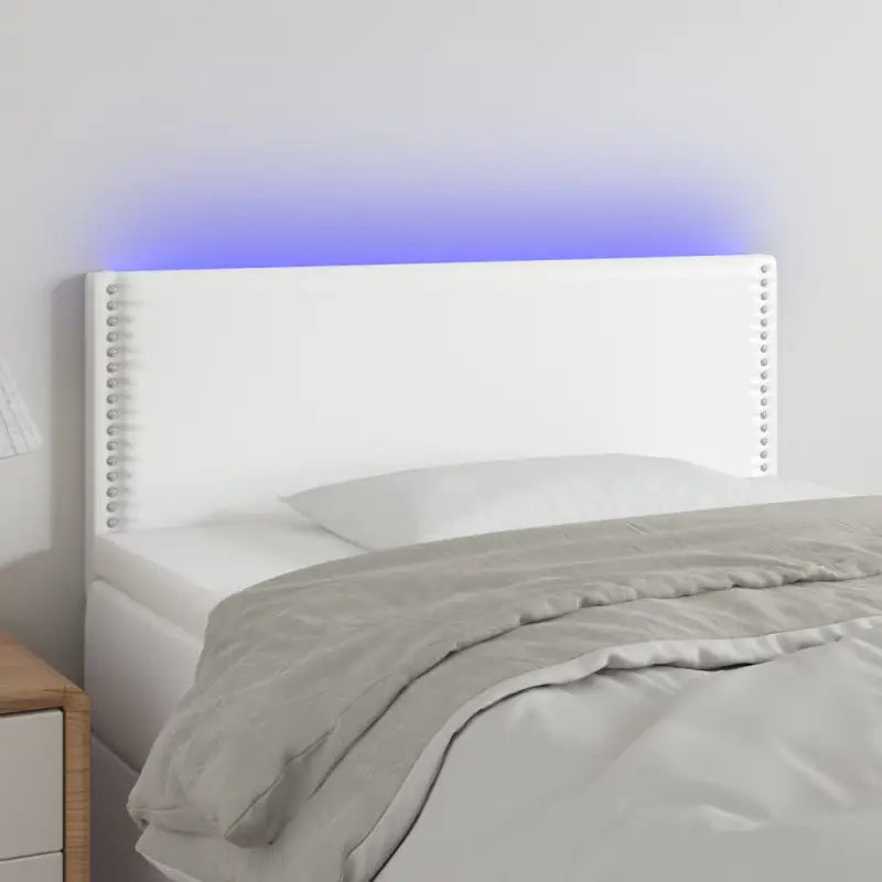 Klassiek LED Hoofdbord voor een Modern Slaapkamer - Wit / 80 x 5 x 78/88 cm / 1 - Hoofdborden en voetborden