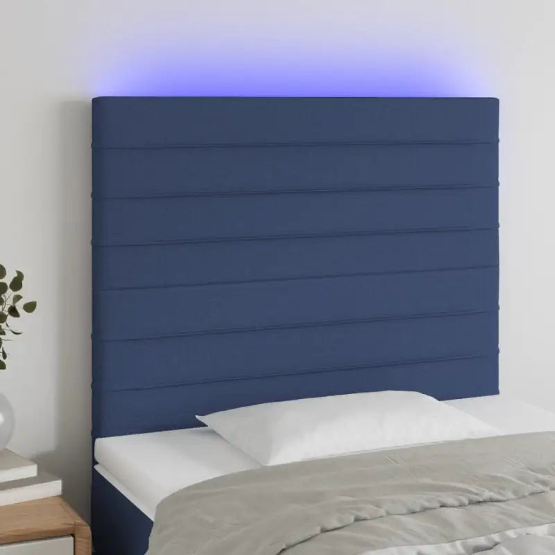 Klassiek LED Hoofdbord voor een moderne slaapkamer uitstraling - Blauw / 90 x 5 x 118/128 cm / 1 - Hoofdborden