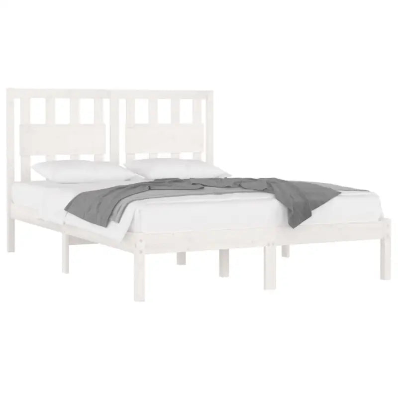 Klassiek massief grenenhout bedframe met levering bevat - Bedden & bedframes