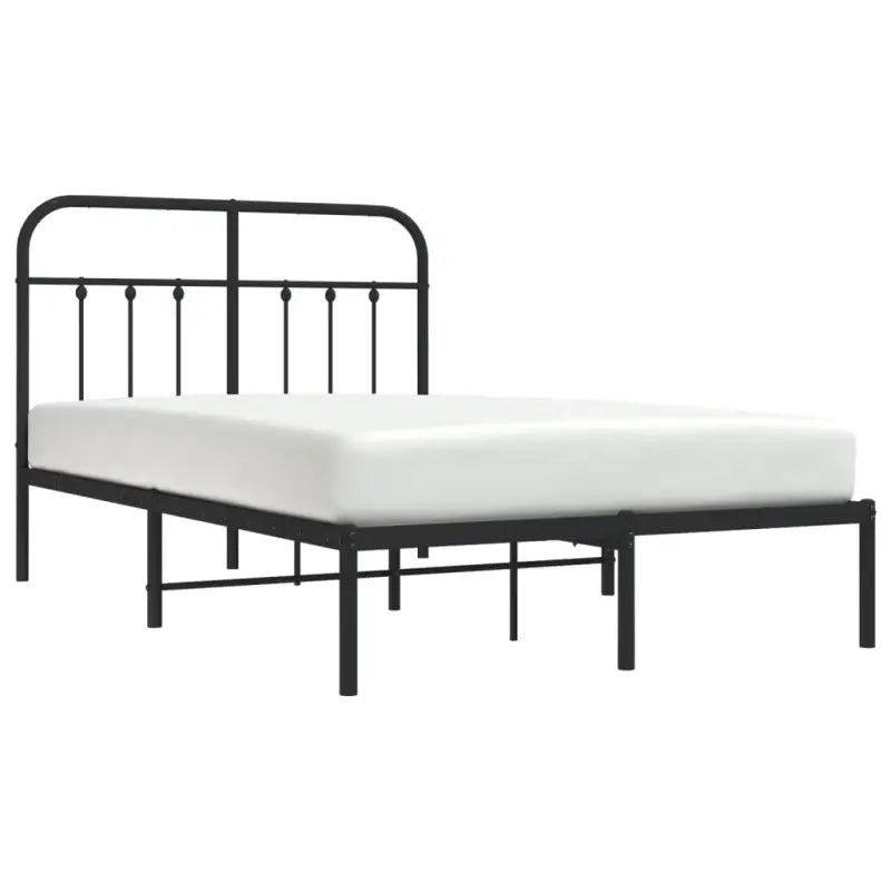 Klassiek metalen bedframe met extra opbergruimte en metalen latten - Bedden & bedframes