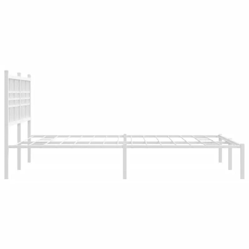 Klassiek metalen bedframe met extra opbergruimte en metalen latten - Bedden & bedframes