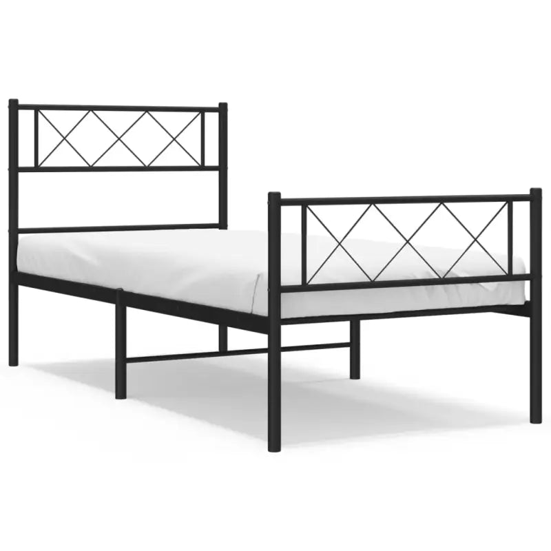 Klassiek metalen bedframe met metalen latten en extra opbergruimte - Bedden & bedframes