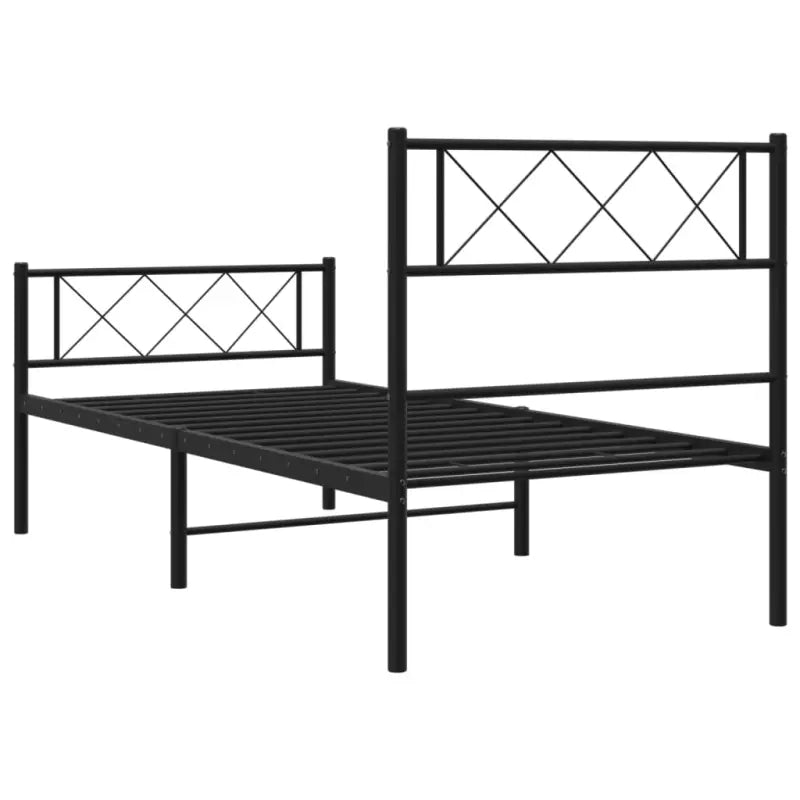 Klassiek metalen bedframe met metalen latten en extra opbergruimte - Bedden & bedframes