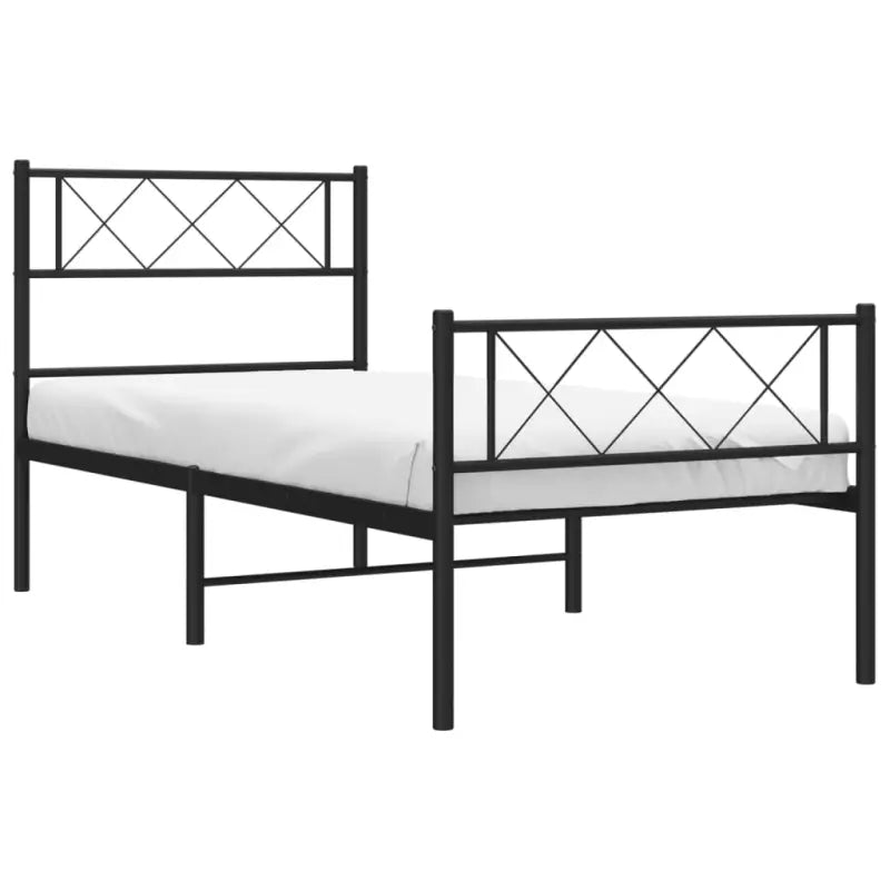 Klassiek metalen bedframe met metalen latten en extra opbergruimte - Bedden & bedframes