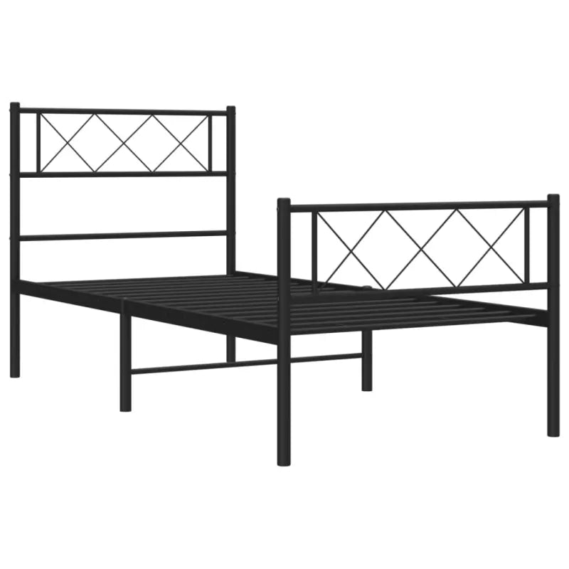 Klassiek metalen bedframe met metalen latten en extra opbergruimte - Bedden & bedframes