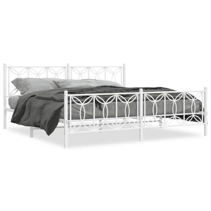 Klassiek metalen latten bedframe met extra opbergruimte - Bedden & bedframes