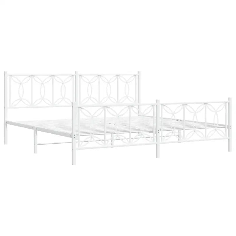 Klassiek metalen latten bedframe met extra opbergruimte - Bedden & bedframes