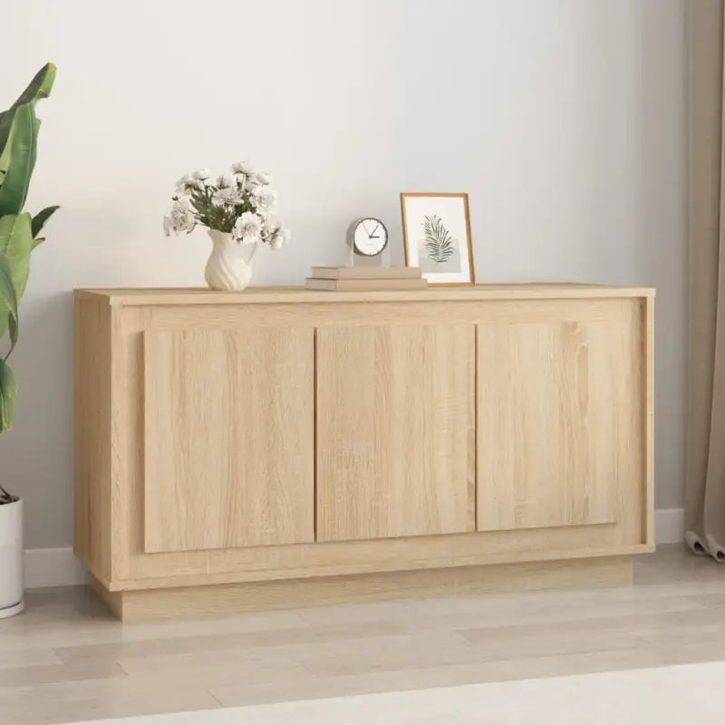 Klassieke dressoir met bewerkt hout voor een duurzame uitstraling - Sonoma eiken / 1 - Dressoirs & buffetkasten