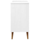 Klassieke houten ladekast van massief grenenhout voor scandinavisch interieur - Commodes & ladekasten